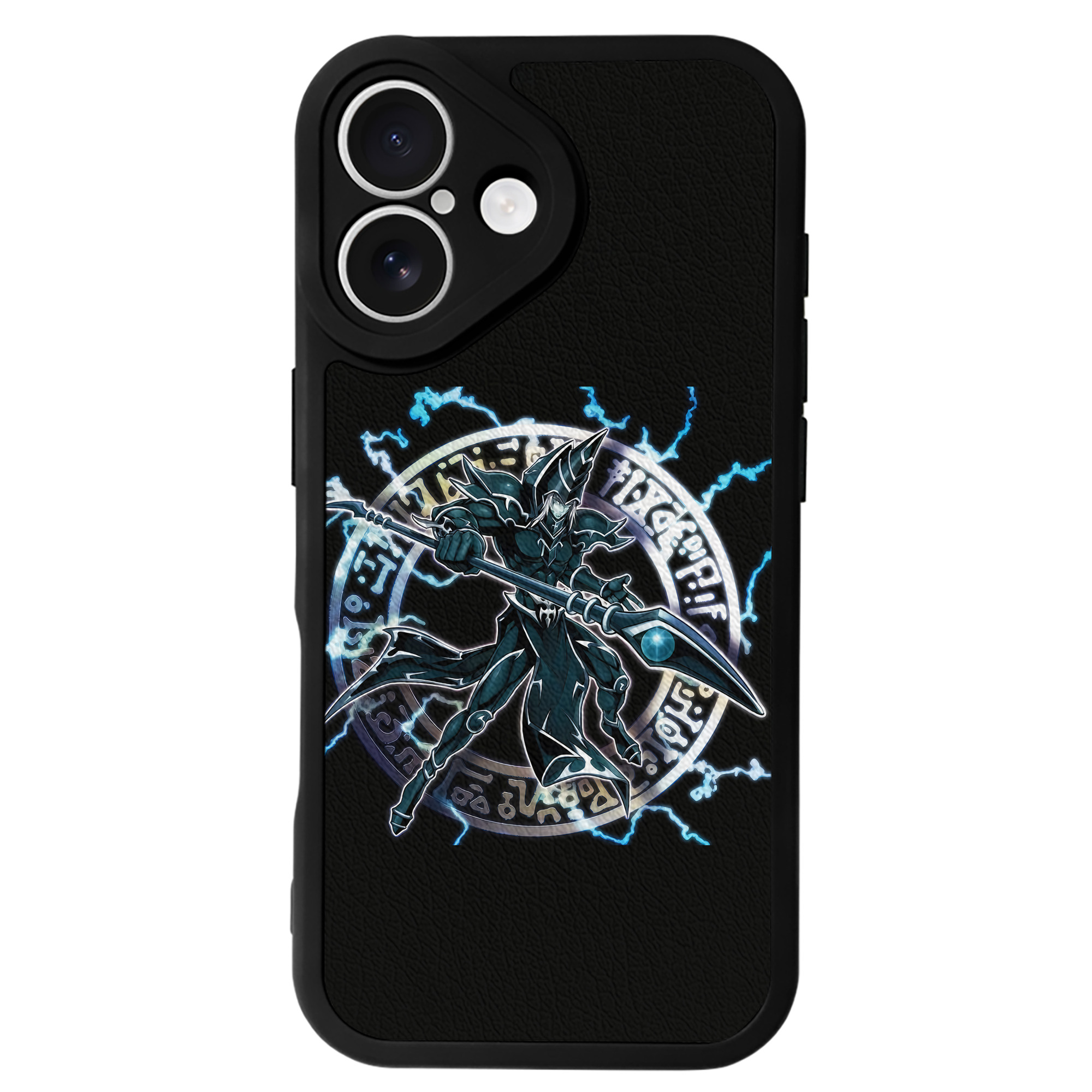（画像用） 遊☆戯☆王 Yu-Gi-Oh! 【iPhone 16シリーズ対応】シリコンスマホケース（レザー調） 材質：シリコン